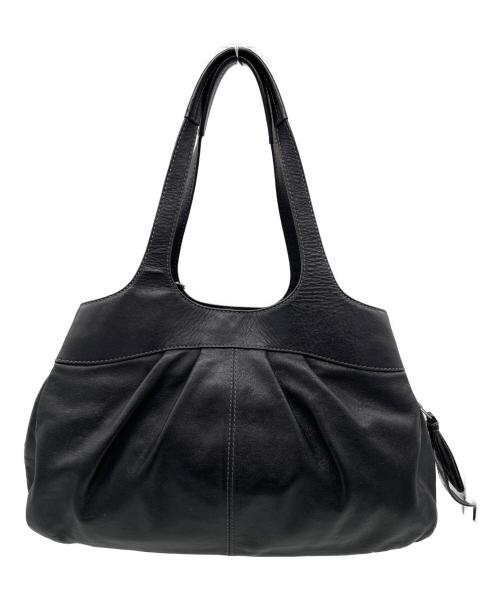 COACH（コーチ）COACH (コーチ) レザーハンドバッグ ブラックの古着・服飾アイテム