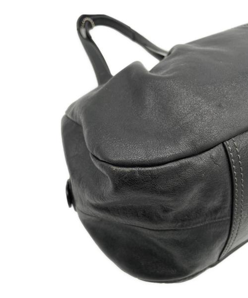 COACH（コーチ）COACH (コーチ) レザーハンドバッグ ブラックの古着・服飾アイテム