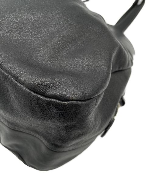 COACH（コーチ）COACH (コーチ) レザーハンドバッグ ブラックの古着・服飾アイテム