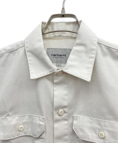 CarHartt（カーハート）CarHartt (カーハート) 半袖シャツ ホワイト サイズ:Sの古着・服飾アイテム