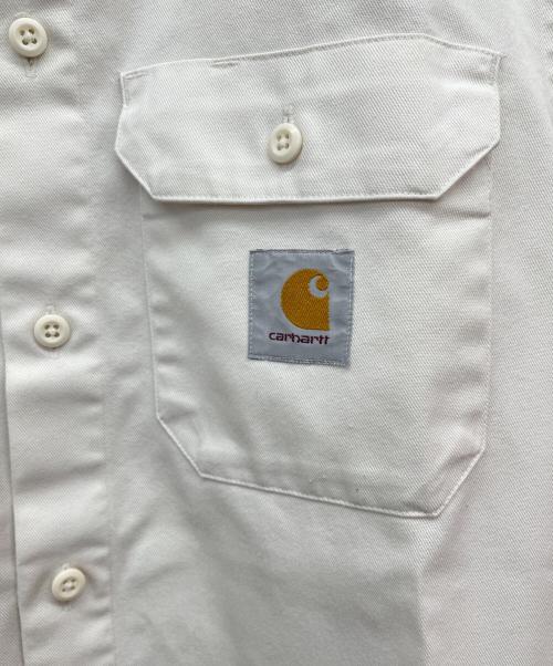 CarHartt（カーハート）CarHartt (カーハート) 半袖シャツ ホワイト サイズ:Sの古着・服飾アイテム