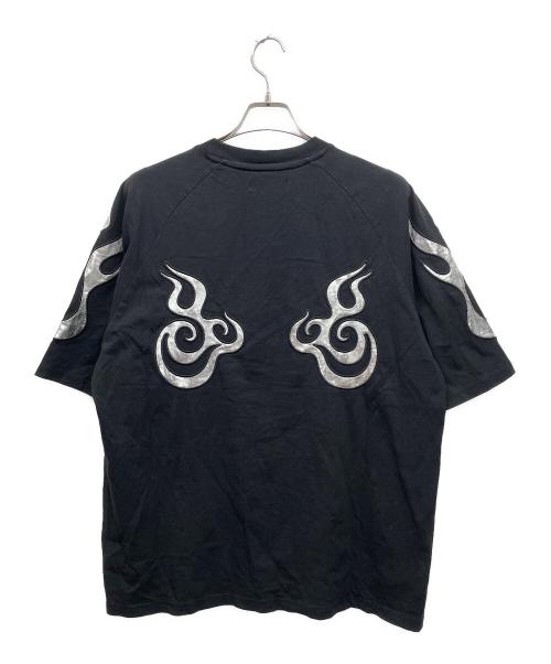 GALFY（ガルフィー）GALFY (ガルフィー) 半袖カットソー ブラック サイズ:Ｌの古着・服飾アイテム