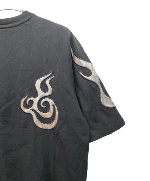 GALFY（ガルフィー）GALFY (ガルフィー) 半袖カットソー ブラック サイズ:Ｌの古着・服飾アイテム