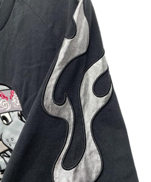 GALFY（ガルフィー）GALFY (ガルフィー) 半袖カットソー ブラック サイズ:Ｌの古着・服飾アイテム