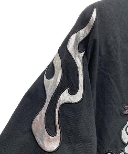 GALFY（ガルフィー）GALFY (ガルフィー) 半袖カットソー ブラック サイズ:Ｌの古着・服飾アイテム