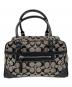 COACH (コーチ) ハンドバッグ ブラック×ベージュ：6000円