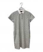FRED PERRY × mint designsフレッドペリー × ミントデザインズ）の古着「半袖ワンピース」｜グレー