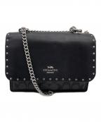 COACHコーチ）の古着「ショルダーバッグ」｜ブラック