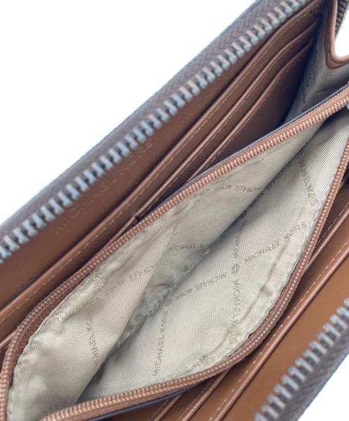 MICHAEL KORS（マイケルコース）MICHAEL KORS (マイケルコース) 長財布 ブラウンの古着・服飾アイテム