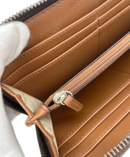 MICHAEL KORS（マイケルコース）MICHAEL KORS (マイケルコース) 長財布 ブラウンの古着・服飾アイテム