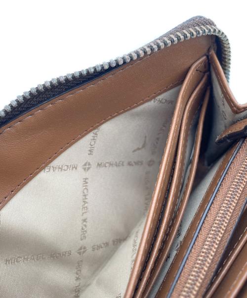 MICHAEL KORS（マイケルコース）MICHAEL KORS (マイケルコース) 長財布 ブラウンの古着・服飾アイテム