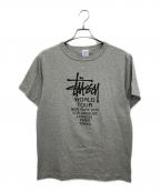 Champion×stussyチャンピオン×ステューシー）の古着「半袖カットソー」｜グレー