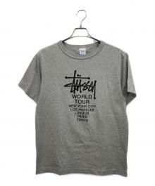 Champion×stussy（チャンピオン×ステューシー）の古着「半袖カットソー」｜グレー