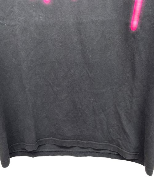 stussy（ステューシー）stussy (ステューシー) 半袖カットソー ブラック×ピンク サイズ:Mの古着・服飾アイテム