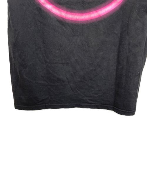 stussy（ステューシー）stussy (ステューシー) 半袖カットソー ブラック×ピンク サイズ:Mの古着・服飾アイテム