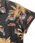 中古・古着 HARLEY-DAVIDSON (ハーレーダビッドソン) アロハシャツ ブラック サイズ:XL：7000円