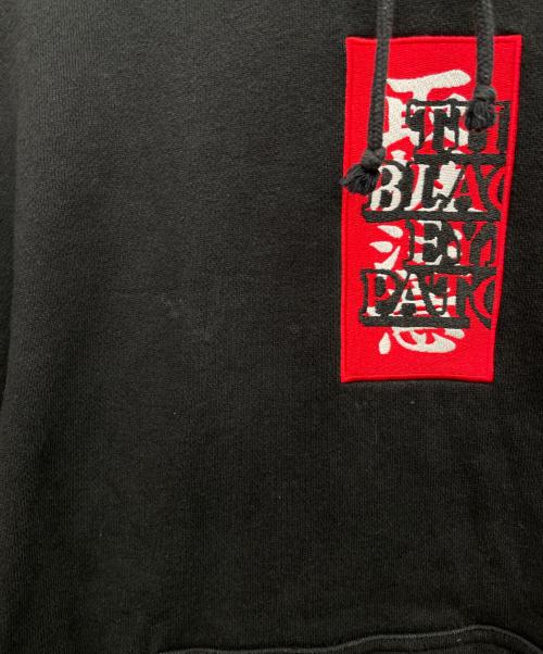 BlackEyePatch（ブラックアイパッチ）BlackEyePatch (ブラックアイパッチ) プルオーバーパーカー ブラック サイズ:Lの古着・服飾アイテム