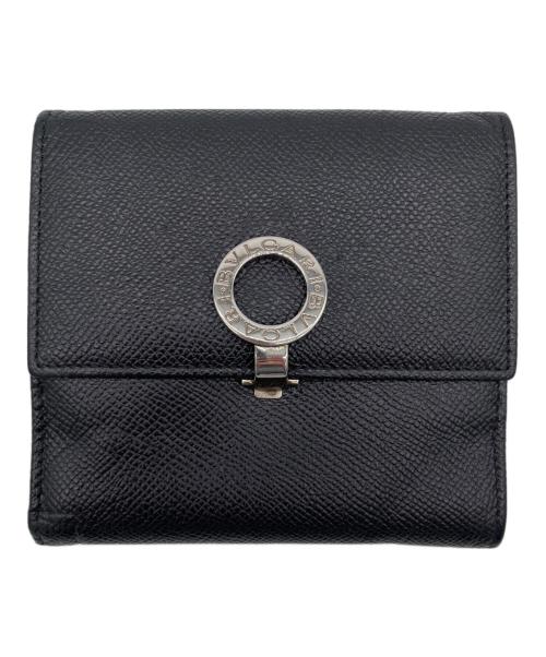 BVLGARI（ブルガリ）BVLGARI (ブルガリ) 2つ折り財布 ブラックの古着・服飾アイテム
