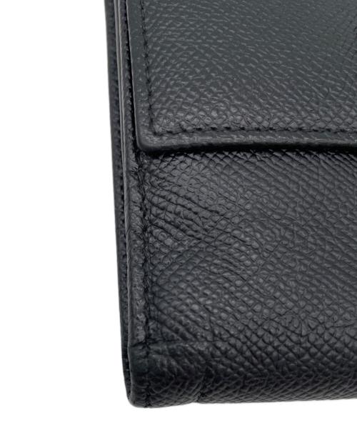 BVLGARI（ブルガリ）BVLGARI (ブルガリ) 2つ折り財布 ブラックの古着・服飾アイテム