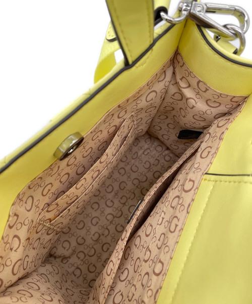 GUESS（ゲス）GUESS (ゲス) ミニトートバッグ イエローの古着・服飾アイテム