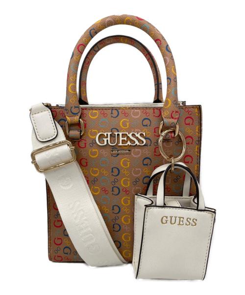GUESS（ゲス）GUESS (ゲス) ショルダーバッグ ブラウンの古着・服飾アイテム