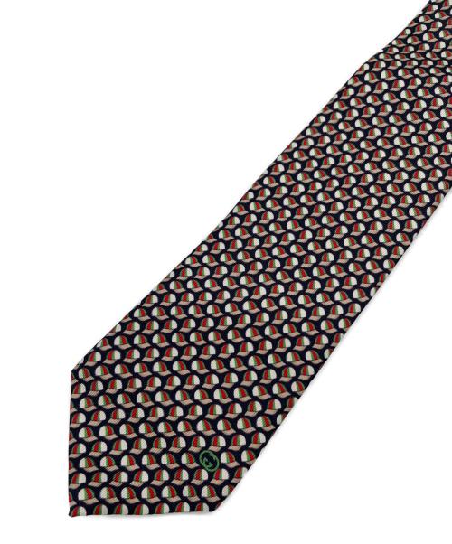 GUCCI（グッチ）GUCCI (グッチ) ネクタイ ネイビー サイズ:サイズ表記無しの古着・服飾アイテム