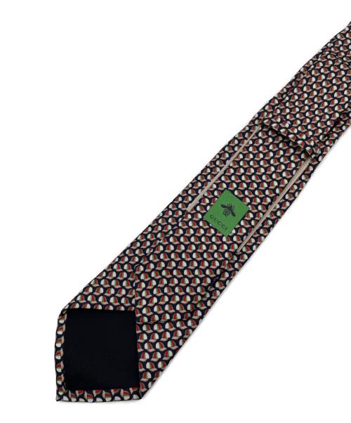 GUCCI（グッチ）GUCCI (グッチ) ネクタイ ネイビー サイズ:サイズ表記無しの古着・服飾アイテム