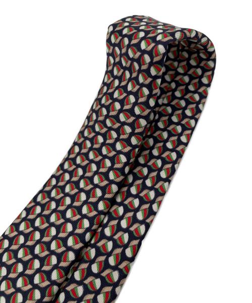 GUCCI（グッチ）GUCCI (グッチ) ネクタイ ネイビー サイズ:サイズ表記無しの古着・服飾アイテム