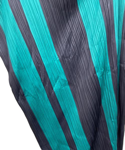PLEATS PLEASE（プリーツプリーズ）PLEATS PLEASE (プリーツプリーズ) 変形 ドレス ワンピース グリーン サイズ:5の古着・服飾アイテム