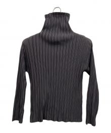 PLEATS PLEASE（プリーツプリーズ）の古着「長袖カットソー」｜グレー