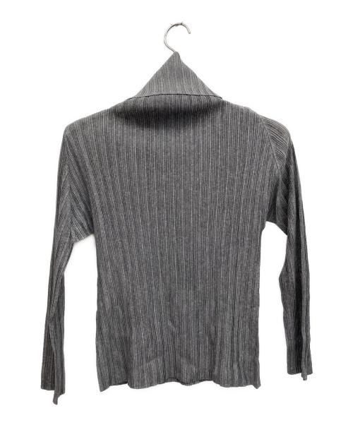 PLEATS PLEASE（プリーツプリーズ）PLEATS PLEASE (プリーツプリーズ) 長袖カットソー グレー サイズ:3の古着・服飾アイテム