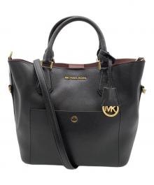 MICHAEL KORS（マイケルコース）の古着「2WAYハンドバッグ」｜ブラック