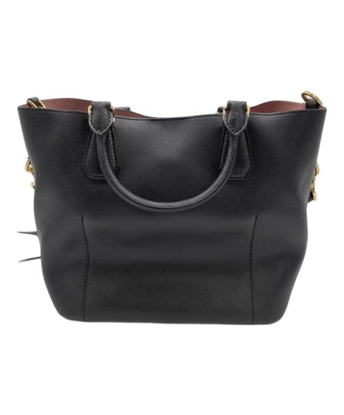 MICHAEL KORS（マイケルコース）MICHAEL KORS (マイケルコース) 2WAYハンドバッグ ブラックの古着・服飾アイテム