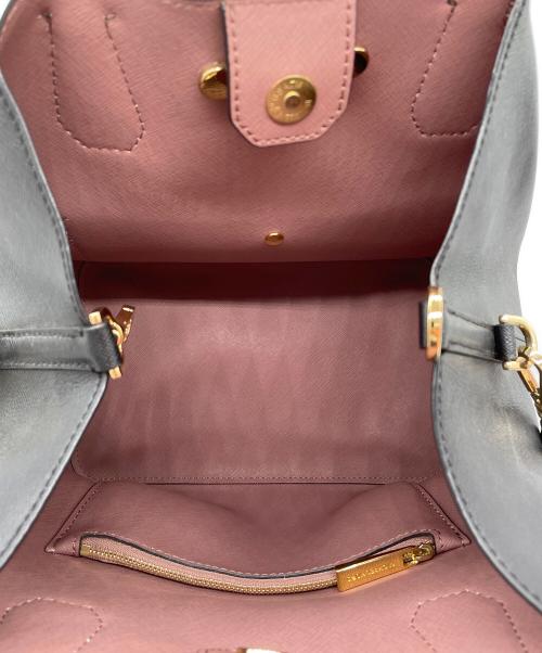 MICHAEL KORS（マイケルコース）MICHAEL KORS (マイケルコース) 2WAYハンドバッグ ブラックの古着・服飾アイテム