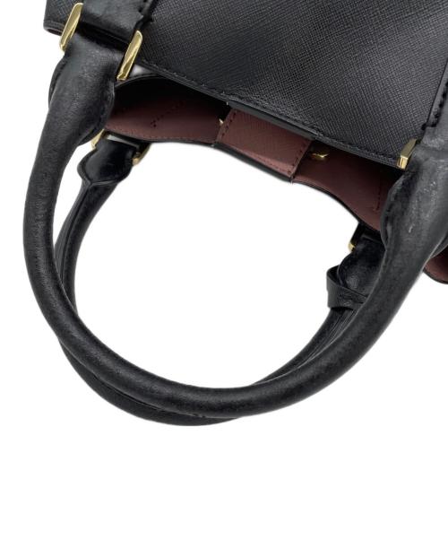 MICHAEL KORS（マイケルコース）MICHAEL KORS (マイケルコース) 2WAYハンドバッグ ブラックの古着・服飾アイテム