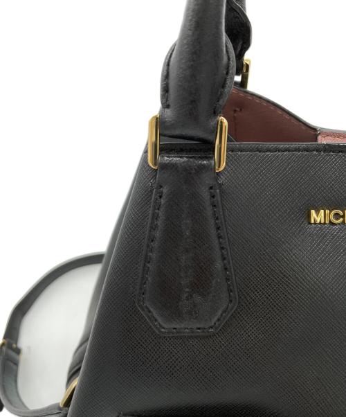 MICHAEL KORS（マイケルコース）MICHAEL KORS (マイケルコース) 2WAYハンドバッグ ブラックの古着・服飾アイテム