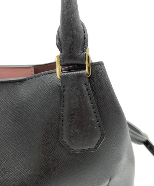 MICHAEL KORS（マイケルコース）MICHAEL KORS (マイケルコース) 2WAYハンドバッグ ブラックの古着・服飾アイテム