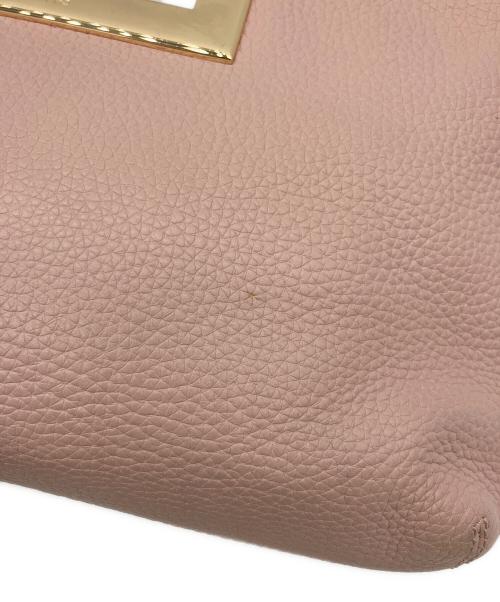MICHAEL KORS（マイケルコース）MICHAEL KORS (マイケルコース) クラッチバッグ ピンクの古着・服飾アイテム