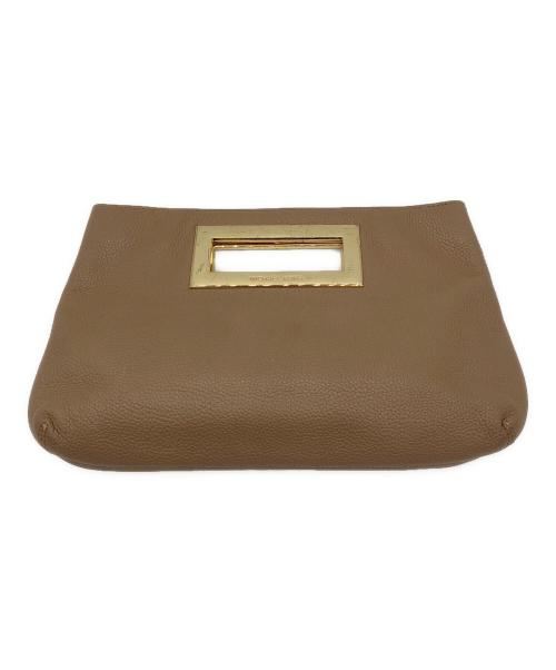 MICHAEL KORS（マイケルコース）MICHAEL KORS (マイケルコース) クラッチバッグ ブラウンの古着・服飾アイテム