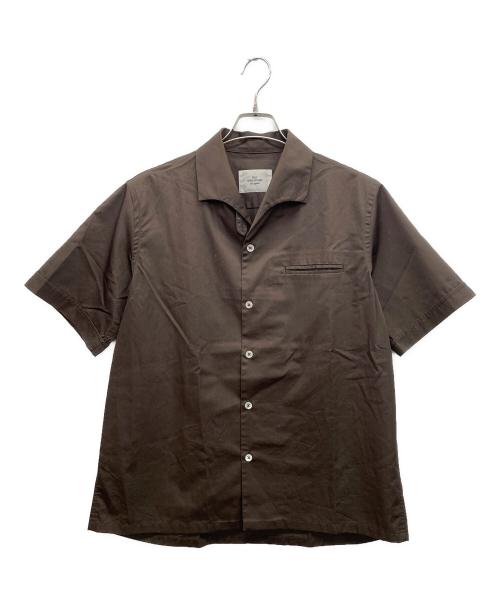 Quilp（クイルプ）QUILP (クイルプ) 半袖シャツ ブラウン サイズ:2の古着・服飾アイテム