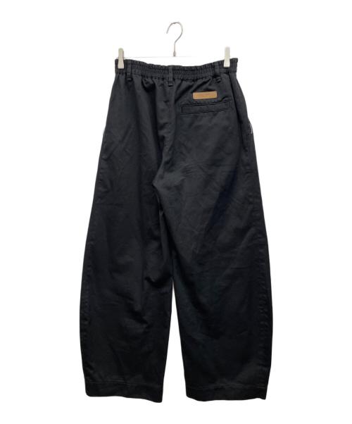 PUBLIC TOKYO（パブリックトウキョウ）PUBLIC TOKYO (パブリックトウキョウ) PUBLIC CHINOS バレルレッグイージー　パンツ ブラック サイズ:3の古着・服飾アイテム