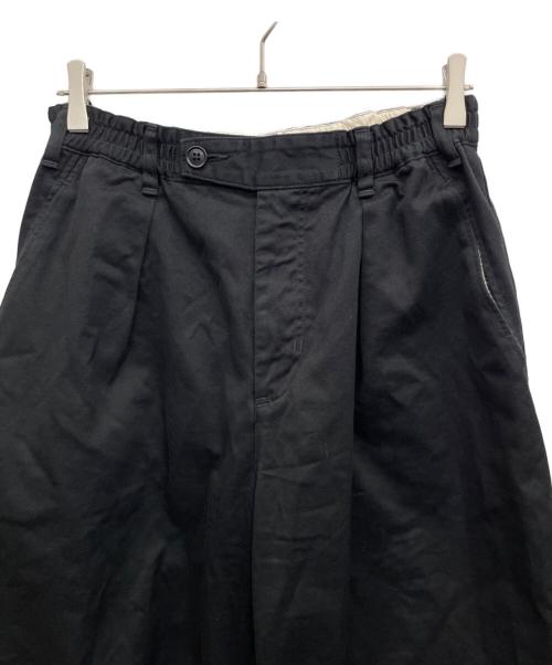 PUBLIC TOKYO（パブリックトウキョウ）PUBLIC TOKYO (パブリックトウキョウ) PUBLIC CHINOS バレルレッグイージー　パンツ ブラック サイズ:3の古着・服飾アイテム