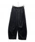 PUBLIC TOKYO（パブリックトウキョウ）の古着「PUBLIC CHINOS バレルレッグイージー　パンツ」｜ブラック