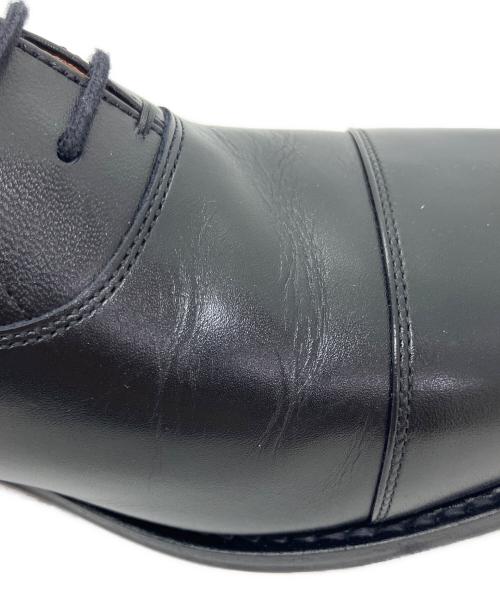 SCOTCH GRAIN（スコッチグレイン）SCOTCH GRAIN (スコッチグレイン) ストレートチップシューズ ブラック サイズ:27㎝の古着・服飾アイテム