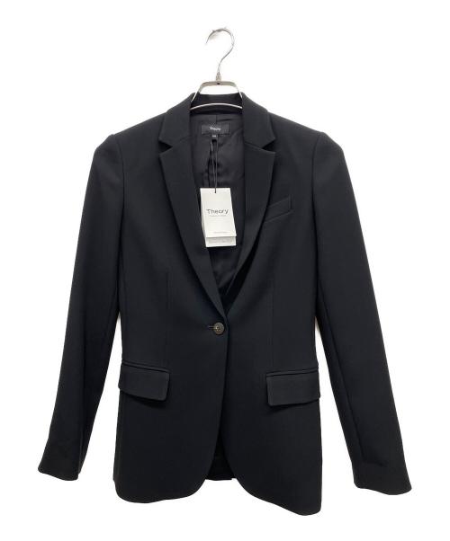 theory（セオリー）theory (セオリー) テーラードジャケット ブラック サイズ:XXOの古着・服飾アイテム