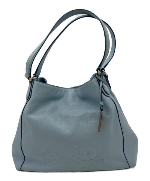 COACH（コーチ）COACH (コーチ) ハンドバッグ スカイブルーの古着・服飾アイテム