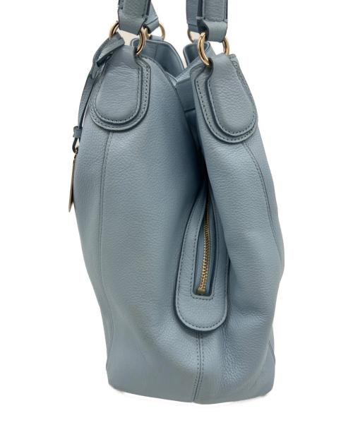 COACH（コーチ）COACH (コーチ) ハンドバッグ スカイブルーの古着・服飾アイテム