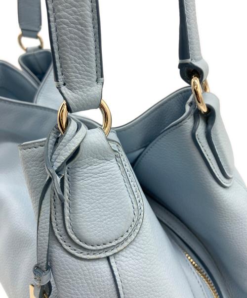 COACH（コーチ）COACH (コーチ) ハンドバッグ スカイブルーの古着・服飾アイテム