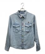 LEVI'Sリーバイス）の古着「リラックスフィットウエスタンシャツ」｜インディゴ