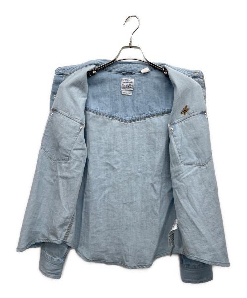 LEVI'S（リーバイス）LEVI'S (リーバイス) リラックスフィットウエスタンシャツ インディゴ サイズ:Sの古着・服飾アイテム